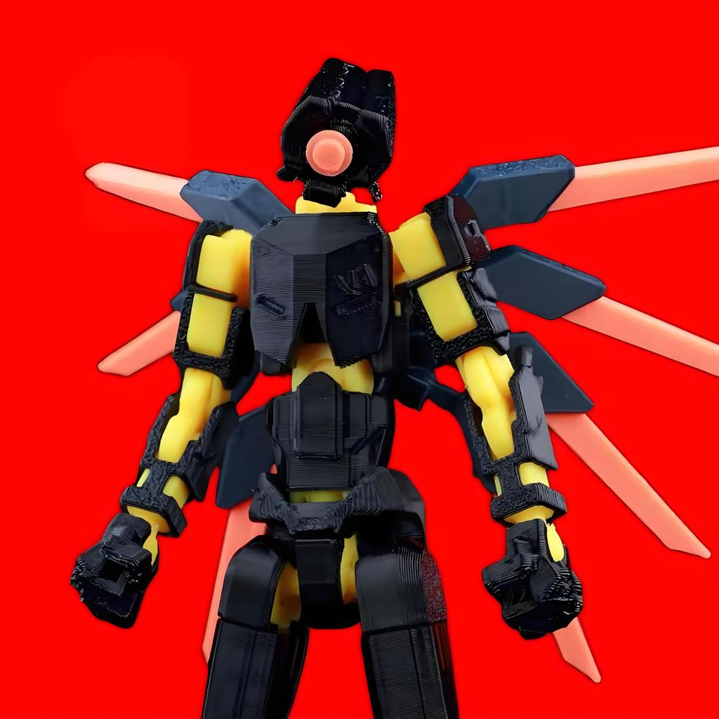 3D Printed Manikin Ultrakill V1 Series Anime Action Figures Toys Multi-Joint Mobile Robot Shapeshift