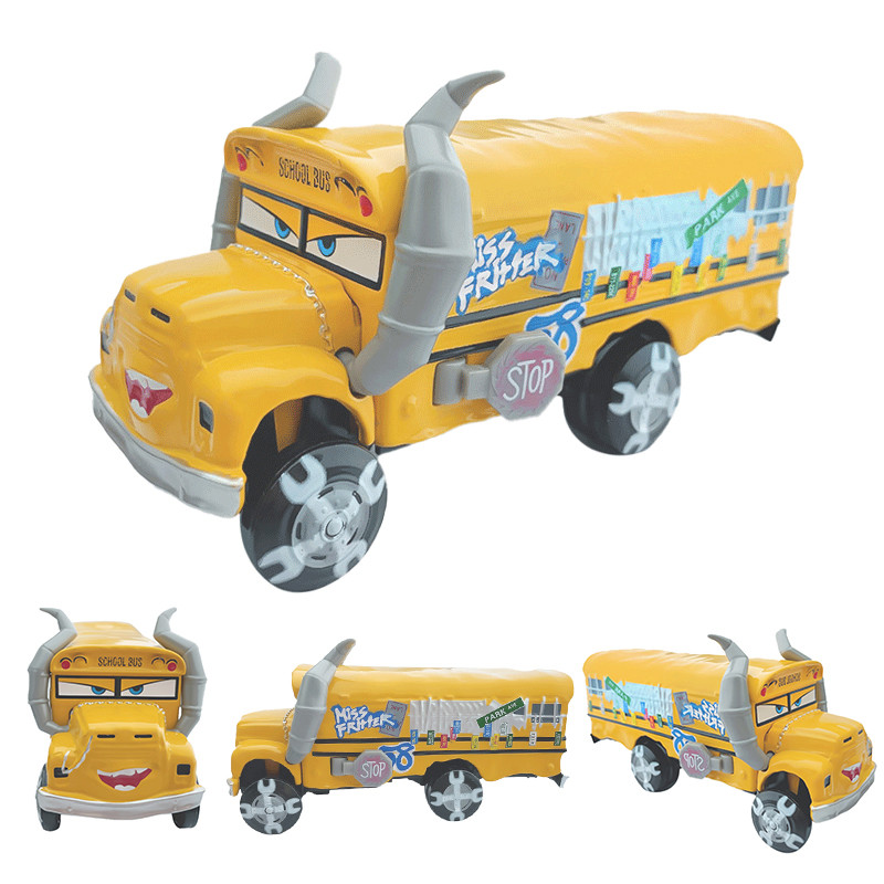 Disney Pixar Cars 2 3 Miss Fritter Lightning Mcqueen Mater Sally Mini Alloy Diecast Frank Lizzie