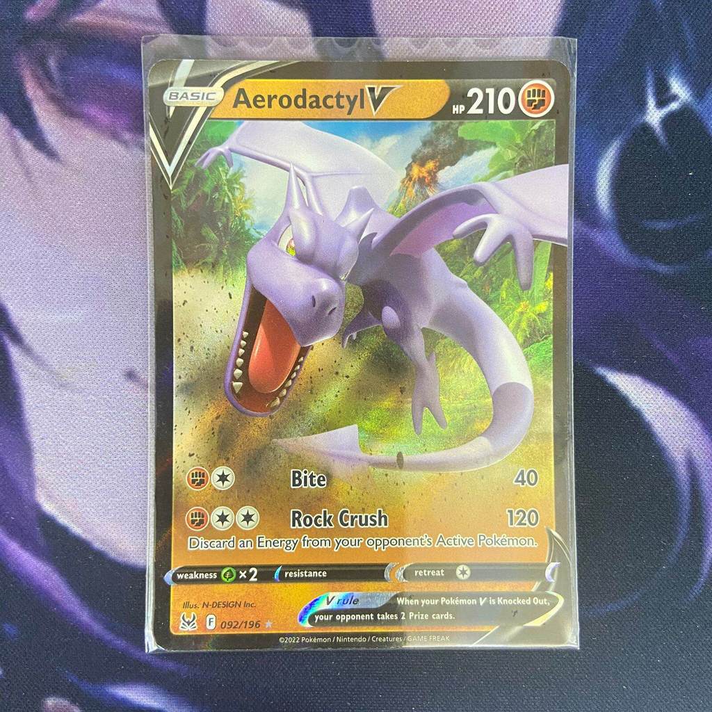 pokemon (EN) aerodactyl v -  092/196 - Ultra Rare