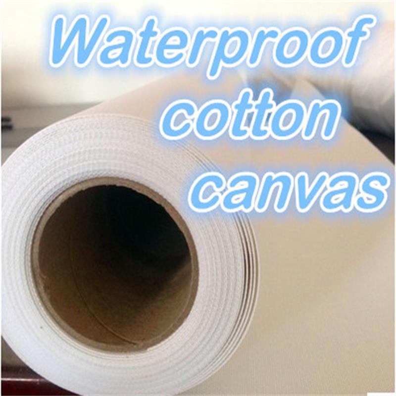 pure cotton pigment inkjet canvas with good price 30 meters long per roll
