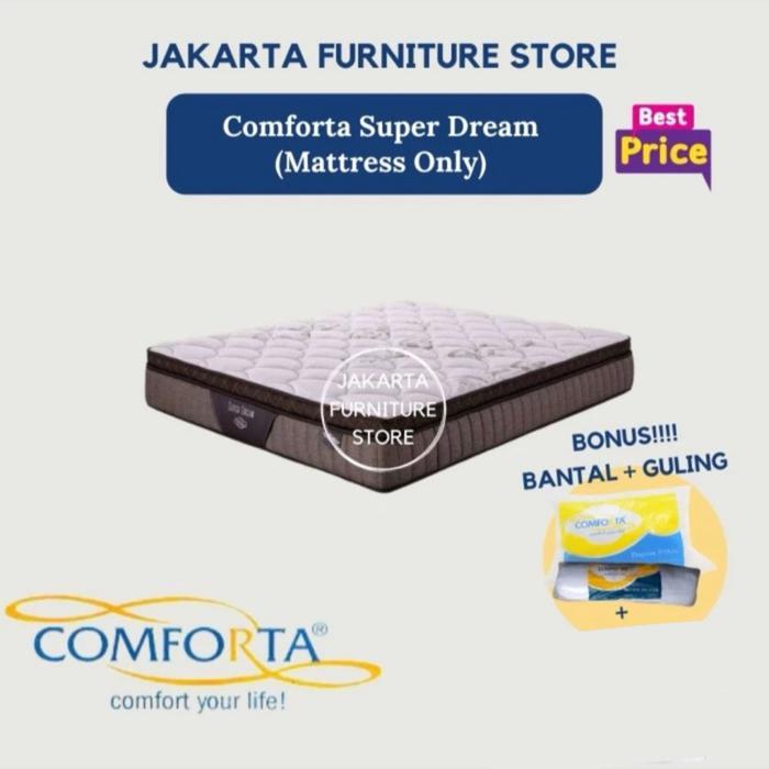 Springbed Comforta Super Dream Uk.160X200 (Mattress Only)