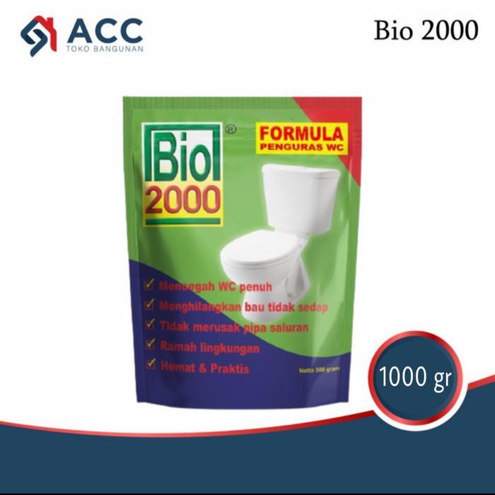 Top Bio 2000 Ukuran 1 KG / Bio2000 1Kg / Bio 2000 Penguras WC 1000 Gram