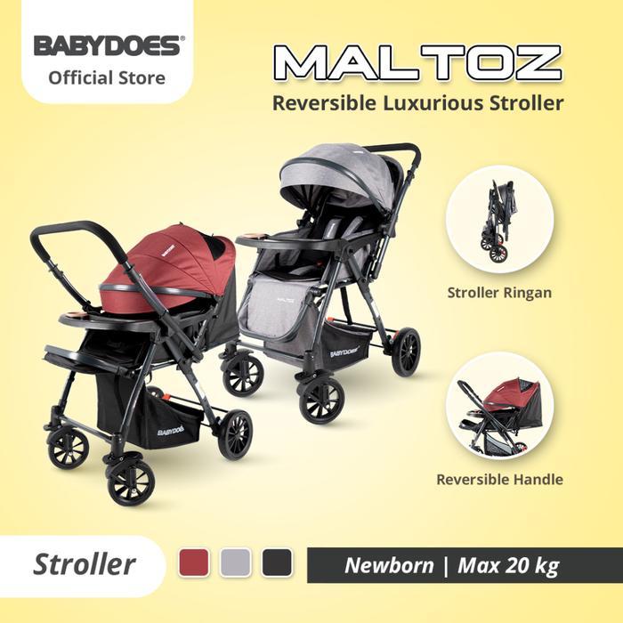 Babydoes Maltoz CH-BL 821SN Reversible Luxurious Stroller
