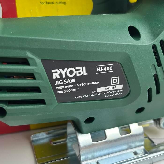 Paling Laris Mesin Jigsaw Gergaji Listrik Potong Kayu Ryobi Japan Original Hj-400 Terlariss !!