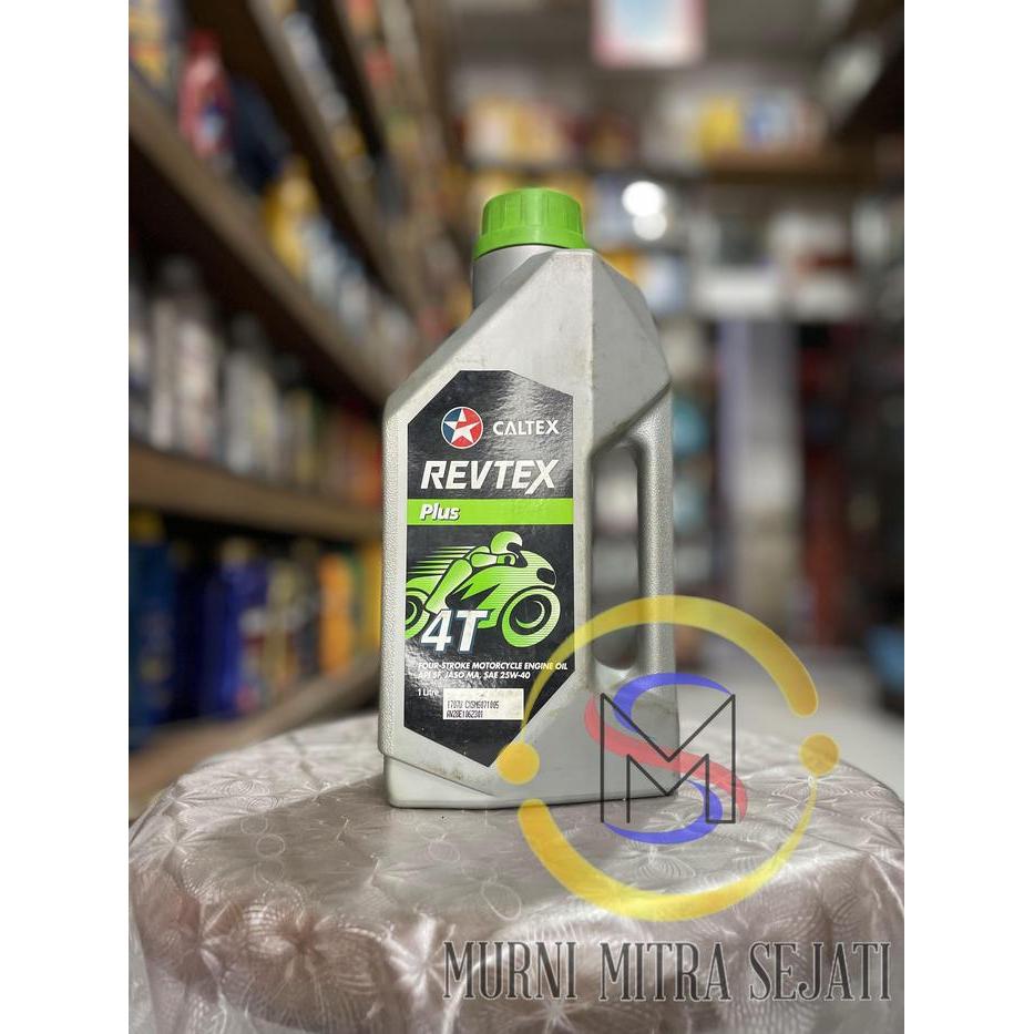 Caltex Revtex Plus 4T Oil Oli SAE 25W-40 25W40 25 W 40 1 L