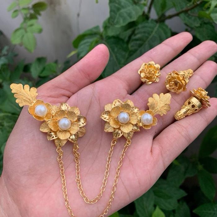 DISKON Bros alpaka bali motif peniti READY STOCK