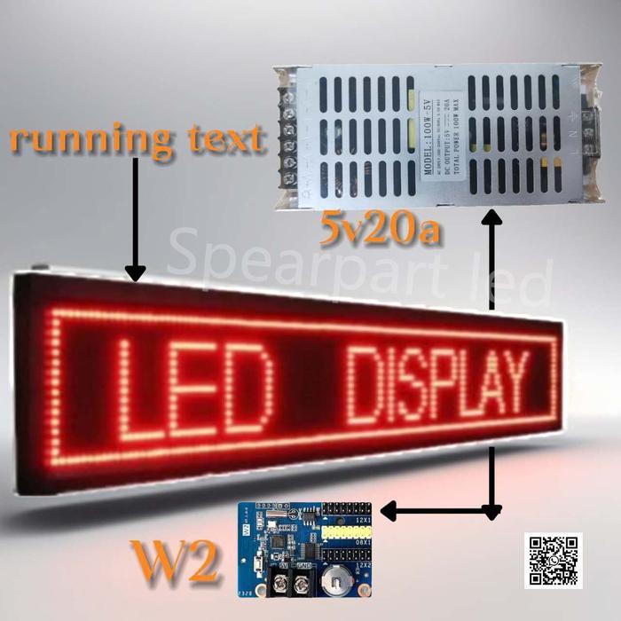 DUniaTelp- Led Running Text Controller Huidu W2 Hd-W2 Wifi
