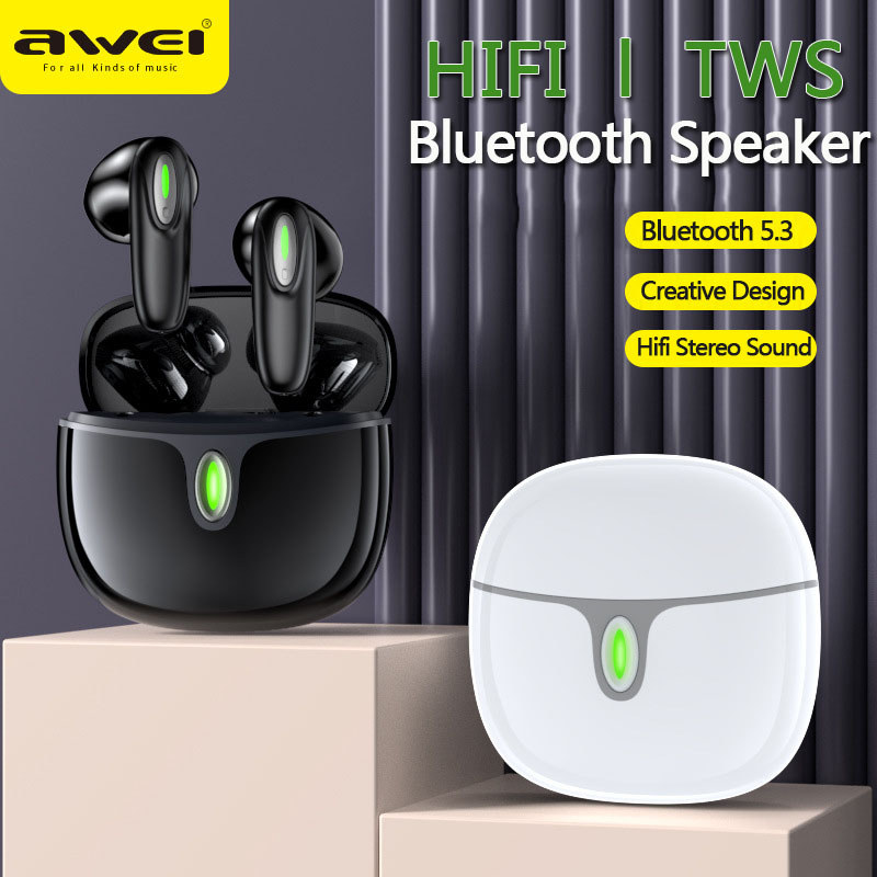 Awei T39 TWS Earbuds Wireless Bluetooth Headphones With Mic