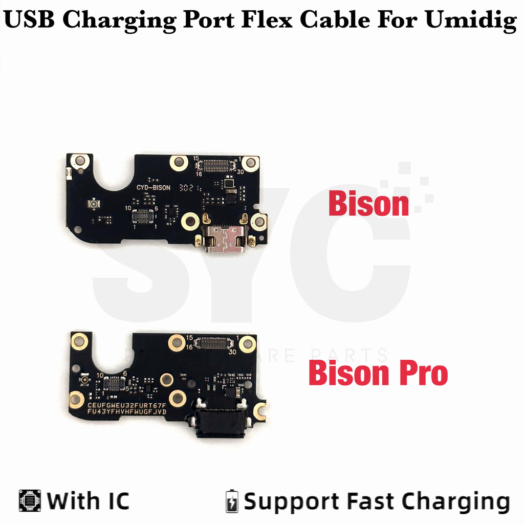 For Umidigi Bison Pro Bison Charging Port Board For Umidigi Bison Pro Phone Flex Cables Replacement
