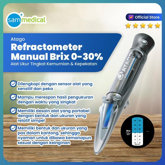 Atago Refractometer Manual (Brix 0-33%) - Master T
