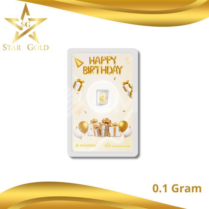 Logam Mulia Emasku By Hartadinata Abadi Birthday - 0.1 Gram