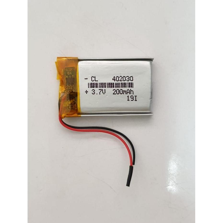 BATERAI LITHIUM 3.7V 200mAh 45mAh