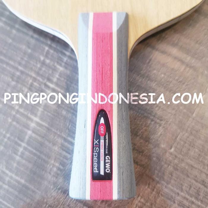 STOK TERBATAS  GEWO HYBRID CARBON X/SPEED - KAYU PINGPONG BLADE TENIS MEJA BET BAT TERJANGKAU