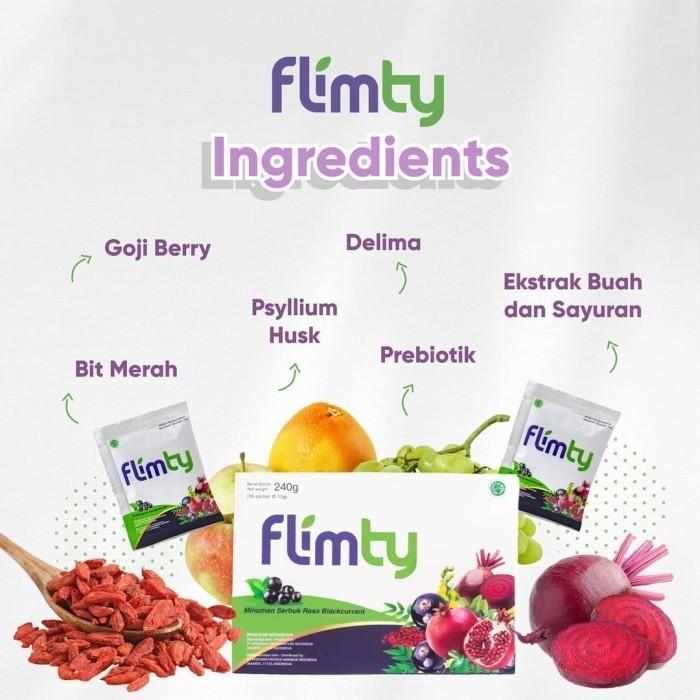 ofbh- Filmty Fiber Drink - Flimtea Minuman Diet Detox Pengecil Perut Buncit