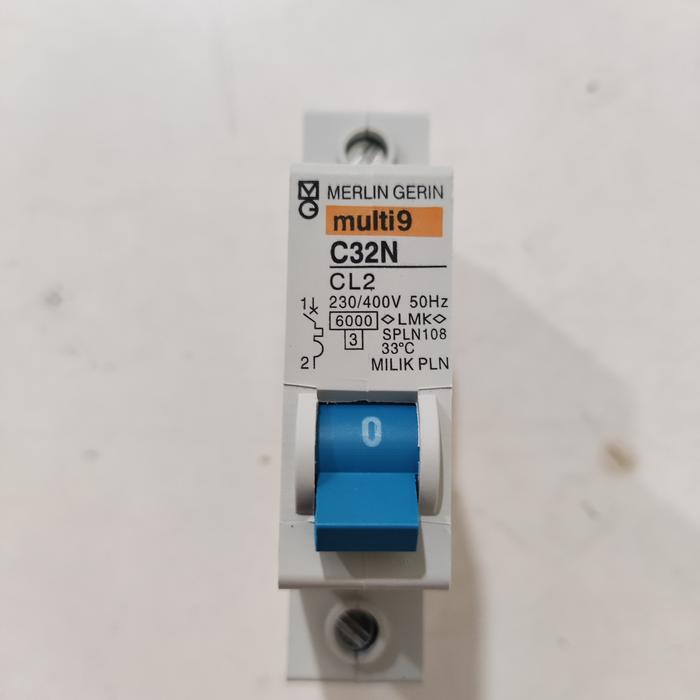 New MCB MG Merlin Gerin Biru Multi9 2, 4, 6, 10, 16 Ampere