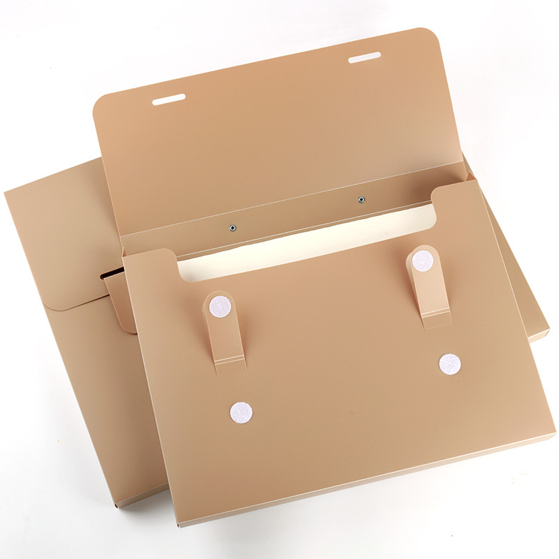 Portable Document Organizer File Bag A3 A4 Paper Organizer File Storage Document Bag PP Plastic Art 