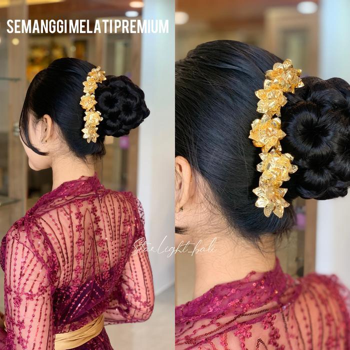 STARLIGHT BALI - Semanggi Bunga Melati / Semanggi Gold/ Aksesoris Bali / Aksesoris Rambut /Hairpiece