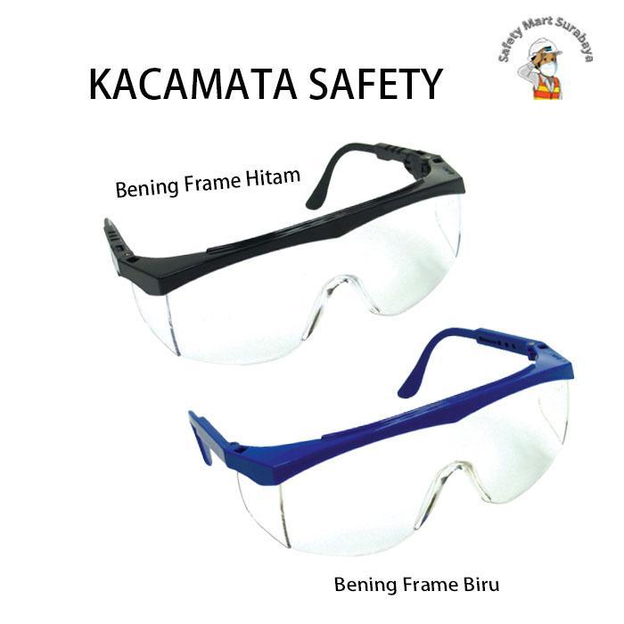 Kacamata Safety Bening / Kacamata Safety Kerja / Safety Glasses
