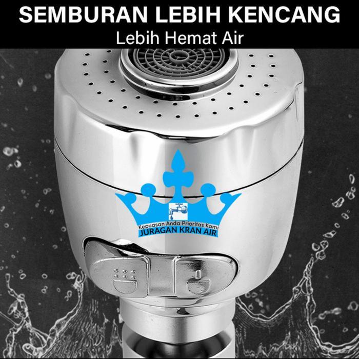 Aj' Kepala Kran Cuci Piring Tangan Keran Air Dapur Chrome