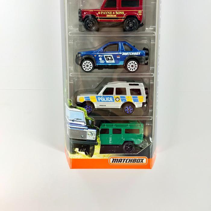 matchbox gift pack land rover svx discovery defender freelander ninety kode 980