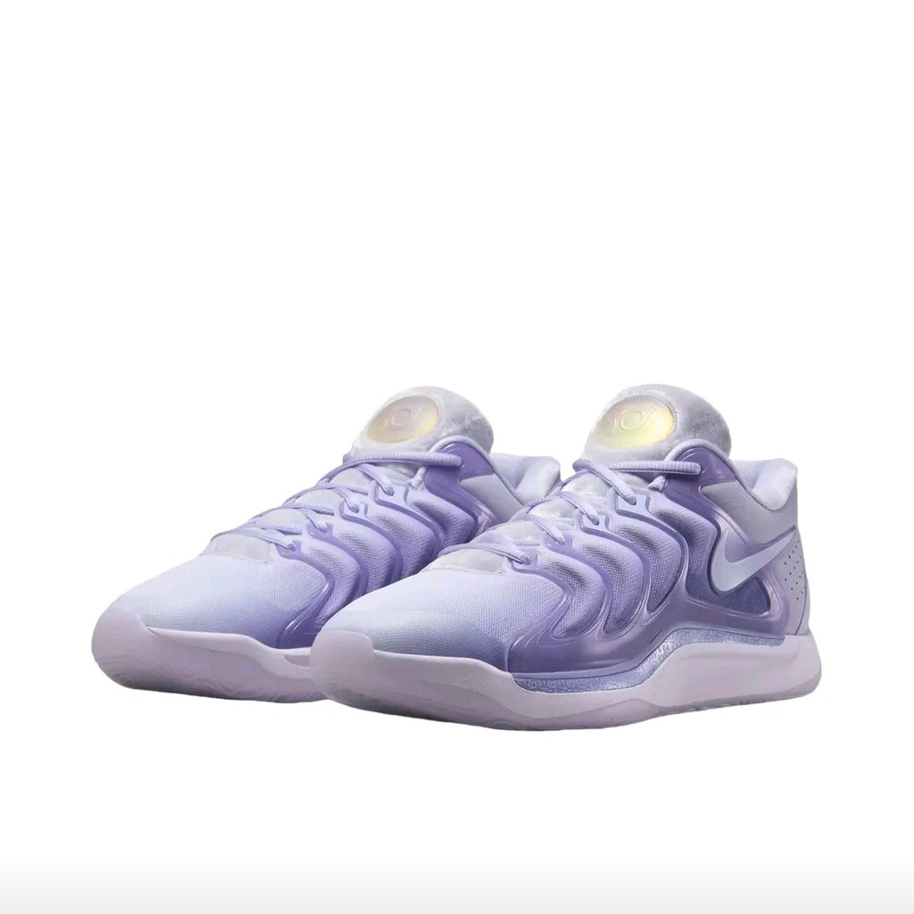 Nike Kd 17 Ep Soft Non-Slip Wear-Resistant Low-Top Basketball Shoes For Men Purple Blue