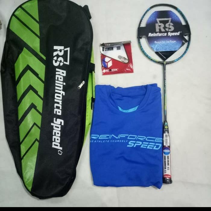 RAKET BADMINTON RS ISO 777 PAKET LENGKAP