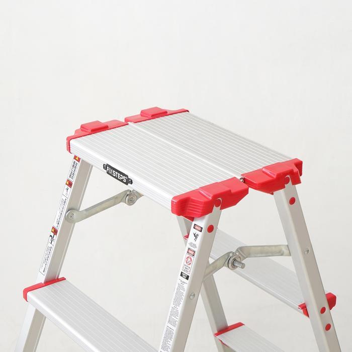 KRISBOW TANGGA LIPAT ALUMINIUM 3 STEP - MERAH