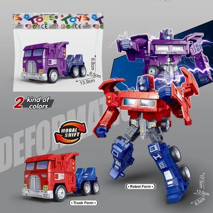 NODIA Mainan Mobil Robot Transformer/Mainan Deformasi Robot King Kong Model/Mainan Truk Transformer