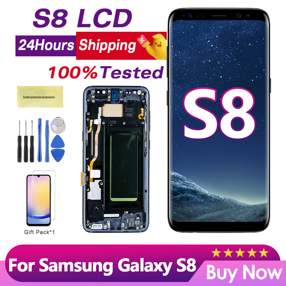 For S8 LCD TFT Display For Samsung S8 SM-G950FD SM-G950W LCD Digitizer Touch Screen For Samsung