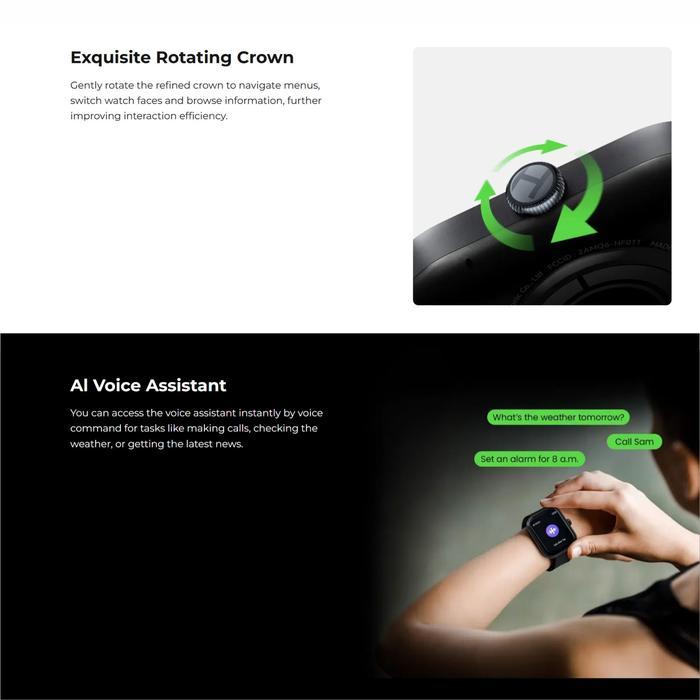HAYLOU WATCH 4 SMARTWATCH MULTIFUNGSI DENGAN GPS DAN BLUETOOTH CALLING