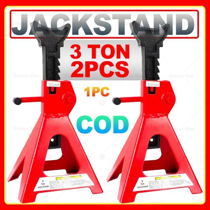 Dongkrak Jack Stand 3 Ton 2pcs Set /Lift Scissor Jack Penahan Tahanan Dongkrak Penyangga Mobil /