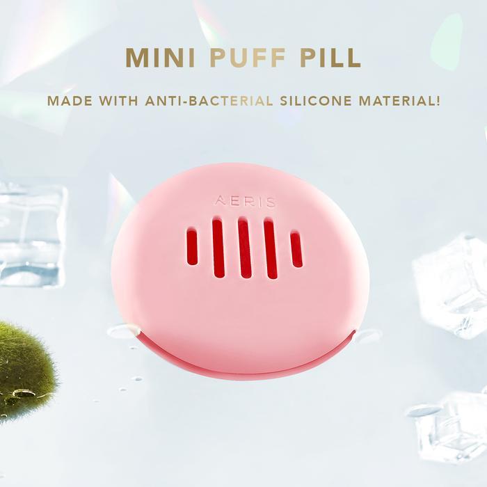 Aeris Beaut Mini Puff Pill Case Pelindung Tempat Penyimpanan Beauty Blender Spons Make Up Cloud