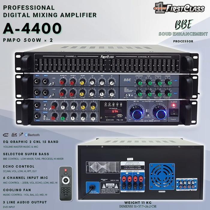 AMPLIFIER FIRSTCLASS FC A4400 BBE PROCESSOR