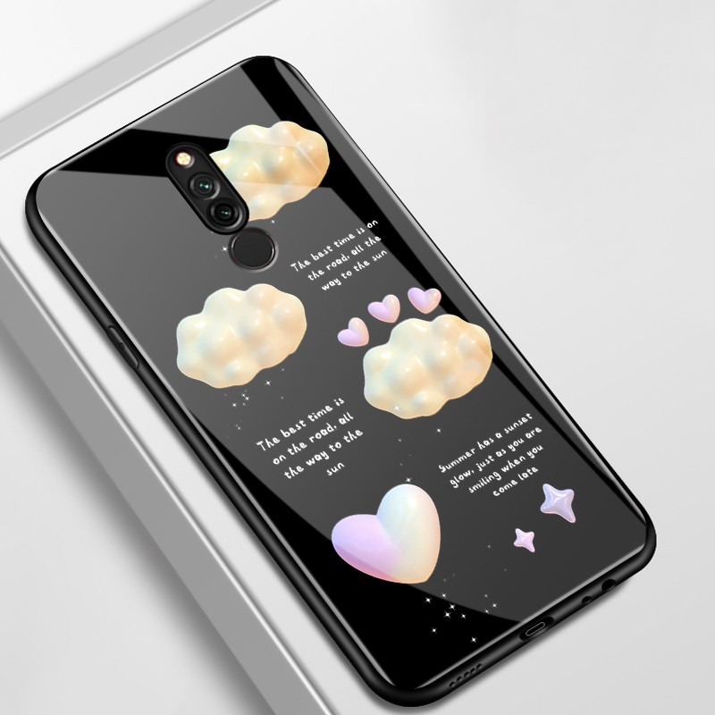 Casing Hp Untuk Xiaomi Redmi 8 8A 7 7A 6 Pro 6A Case Casing HP Softcase Kaca Cangkang Keras Silikon 