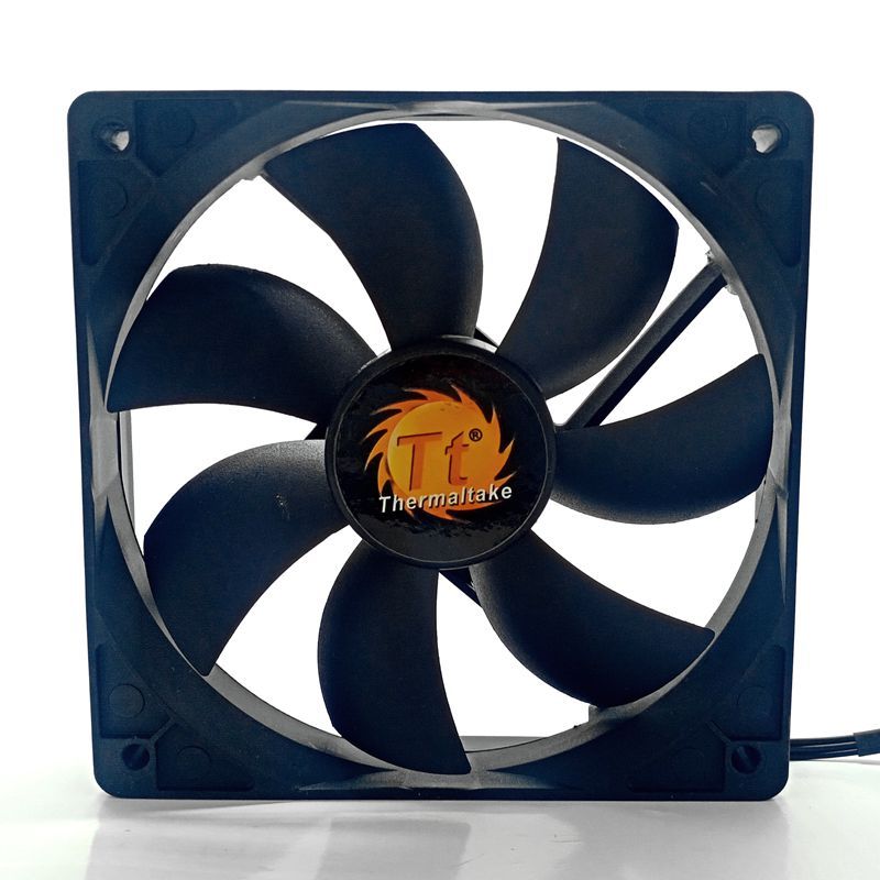 for Thermaltake tt-1225 12cm Desktop Computer CPU Water Cooled Matte Fan Ultra Silent 3-pin 3P Mute 