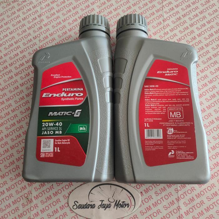 oli pertamina enduro matic G 1Liter. Oli motor