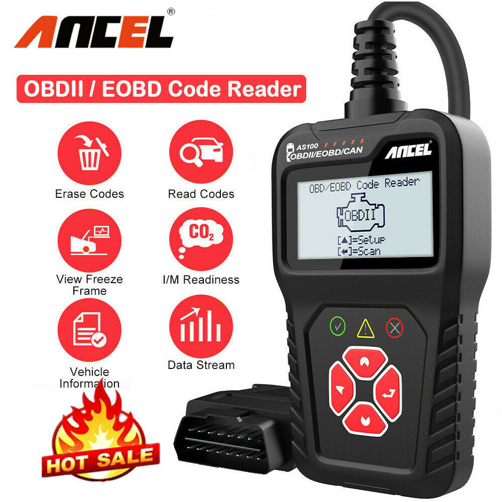 ANCEL AS100 OBD2 Car Code Reader Automotive Vehicle Universal OBD2