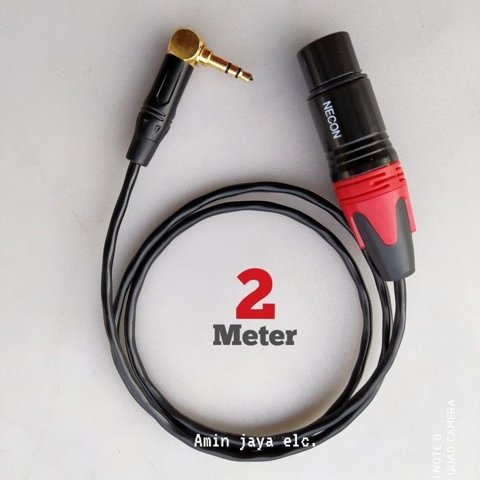 Jack xlr female to jack mini stereo 3,5 model L