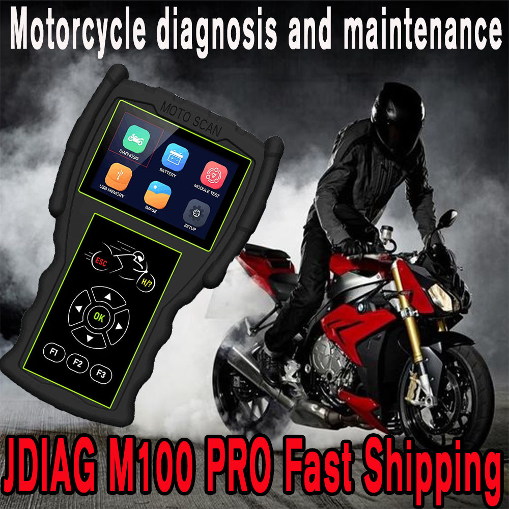 JDiag M100 Motorcycle OBD OBD2 Scanner For KTM/Ducati/Honda/Yamaha/Kawasaki Diagnostic Tool