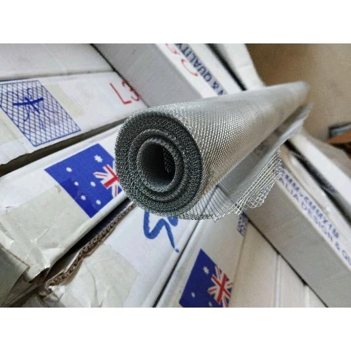 SALE Kawat Parabola Aluminium Kawat Nyamuk Aluminium Silver Per Roll Termurah