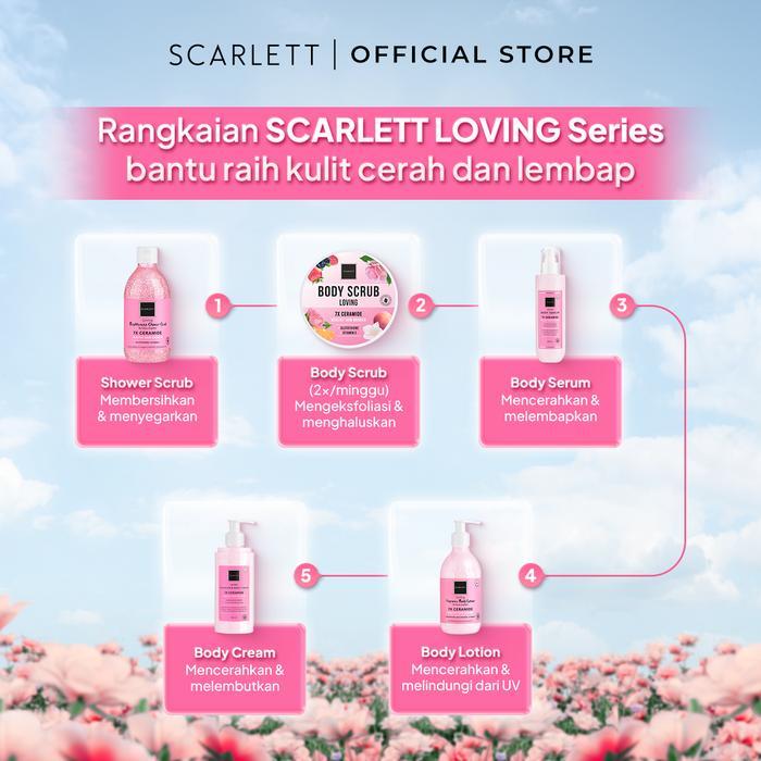 75r2- Scarlett Whitening Body Scrub Loving