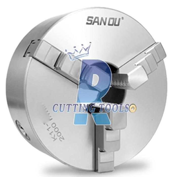 Menarik Chuck Bubut 8In 3 Jaw Sanou - Claw Bubut 3 Jaw - Catok Bubut 8In Catok Bubut 8Inchi Terlaris