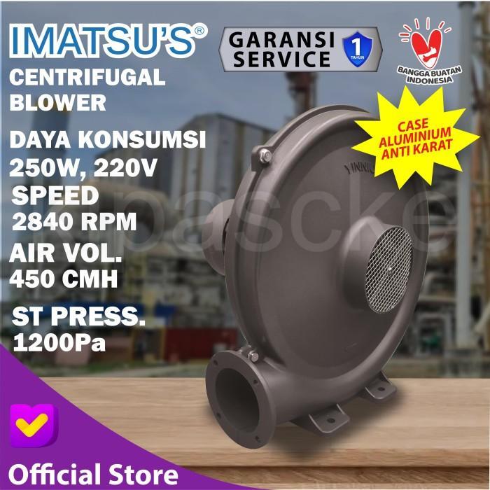 Ready Radial Centrifugal Blower 250Watt 220V Alumunium Chasing Blower Keong