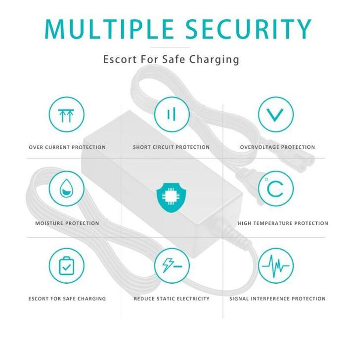 Scooter Charger Baterai 42V 2A Untuk E-Scooter Skateboard Xiaomi M365