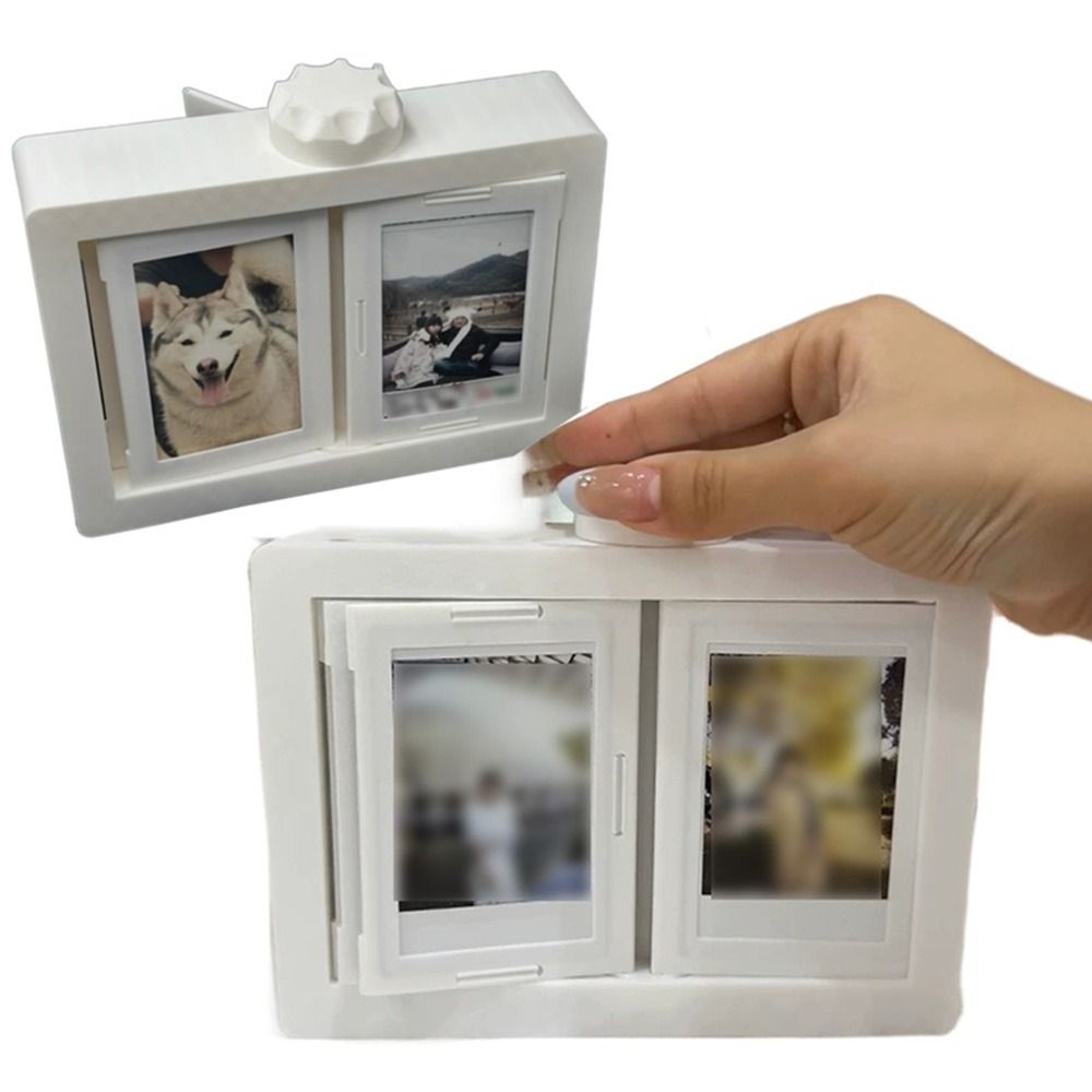 12 Pockets 3D Rotating Photocard Holder Protective Transparent Photo Album Easy To Install
