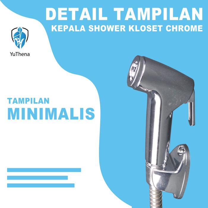 mnjv- Kepala Jet Shower Chrome / Kepala Shower Cebok Semprotan Cebok