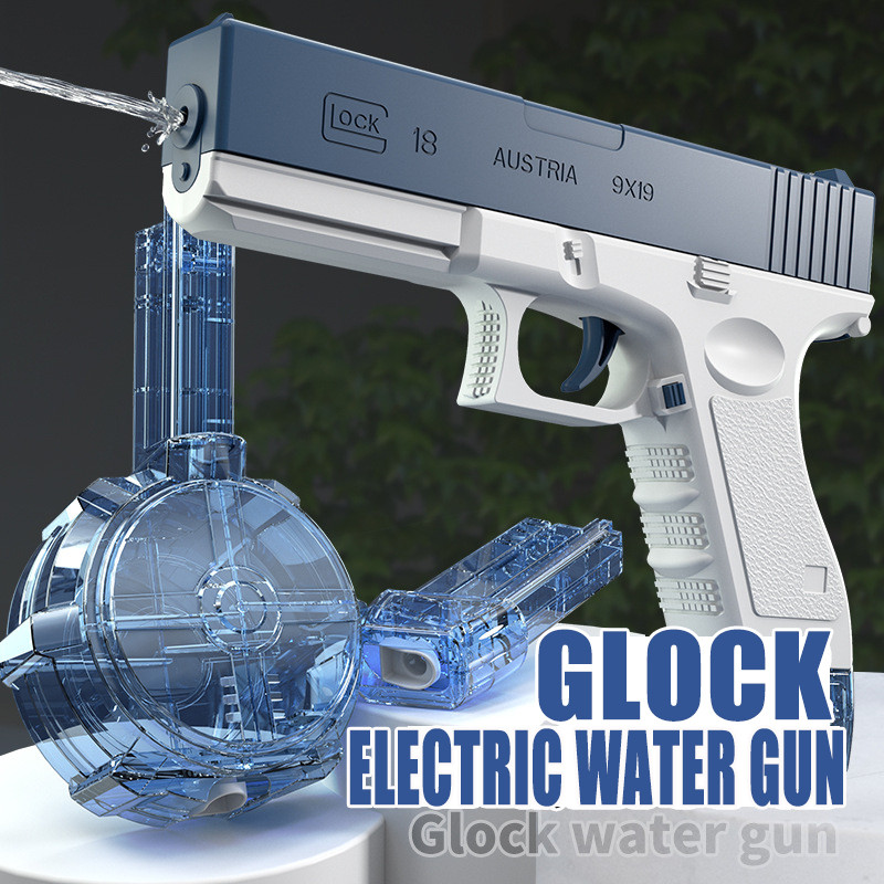 Electric Glock Water Gun Toy Portable Water Guns Automatic Water Spray Gun Toys Electric Burst Water
