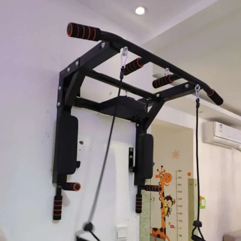 Home Gym Pull-ups Bar Horizontal Bar Wall Pull-ups Bar Wall Indoor Fitness Equipment Boxing Power