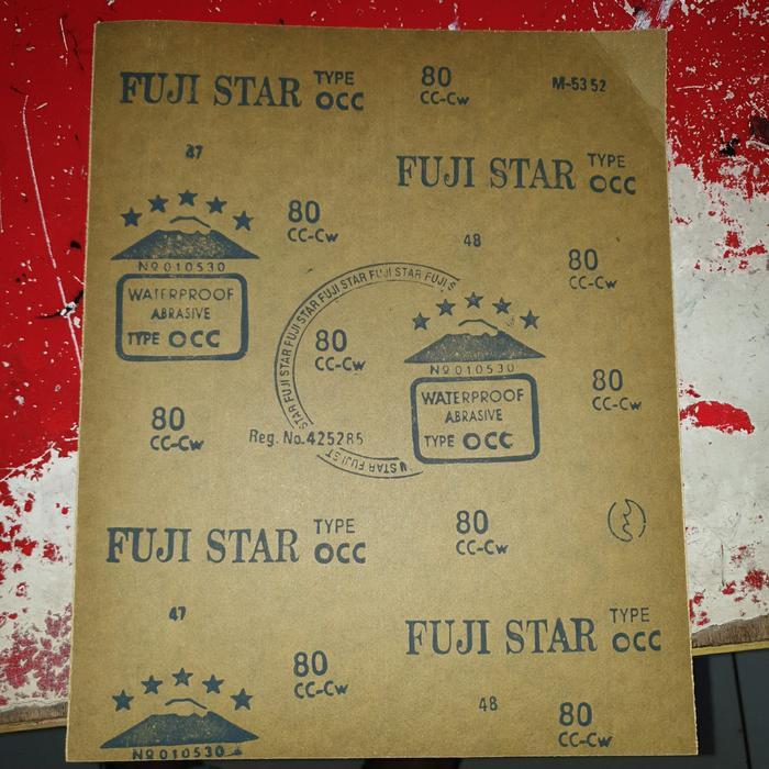 kertas gosok amplas merk Fuji kasar