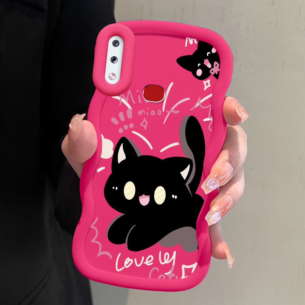 Casing Hp Untuk Compitable With Samsung Galaxy A10S Case Softcase Kesing Soft Cassing Kucing 0291